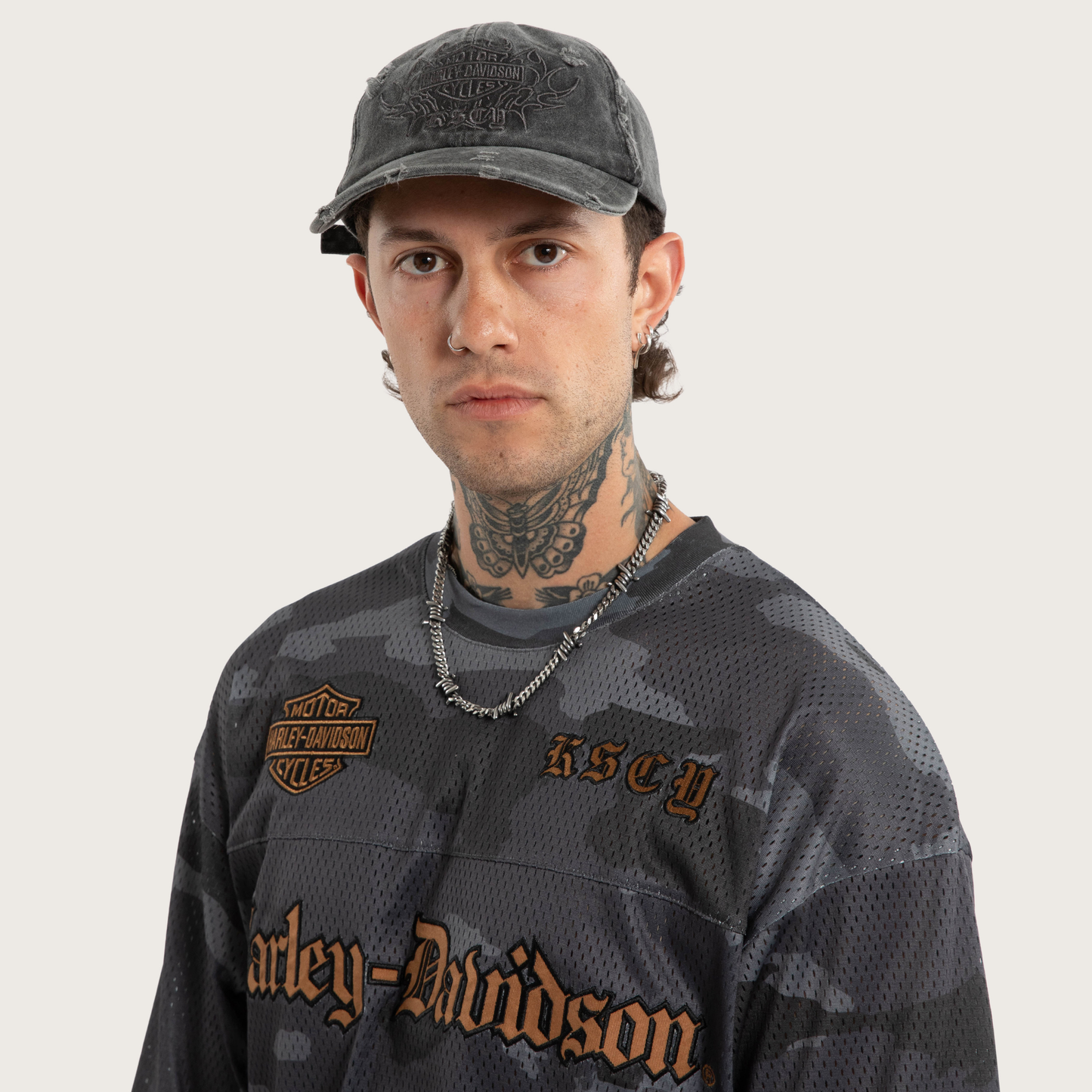 Harley-Davidson® x KSCY Knock Dad Cap - Washed Black