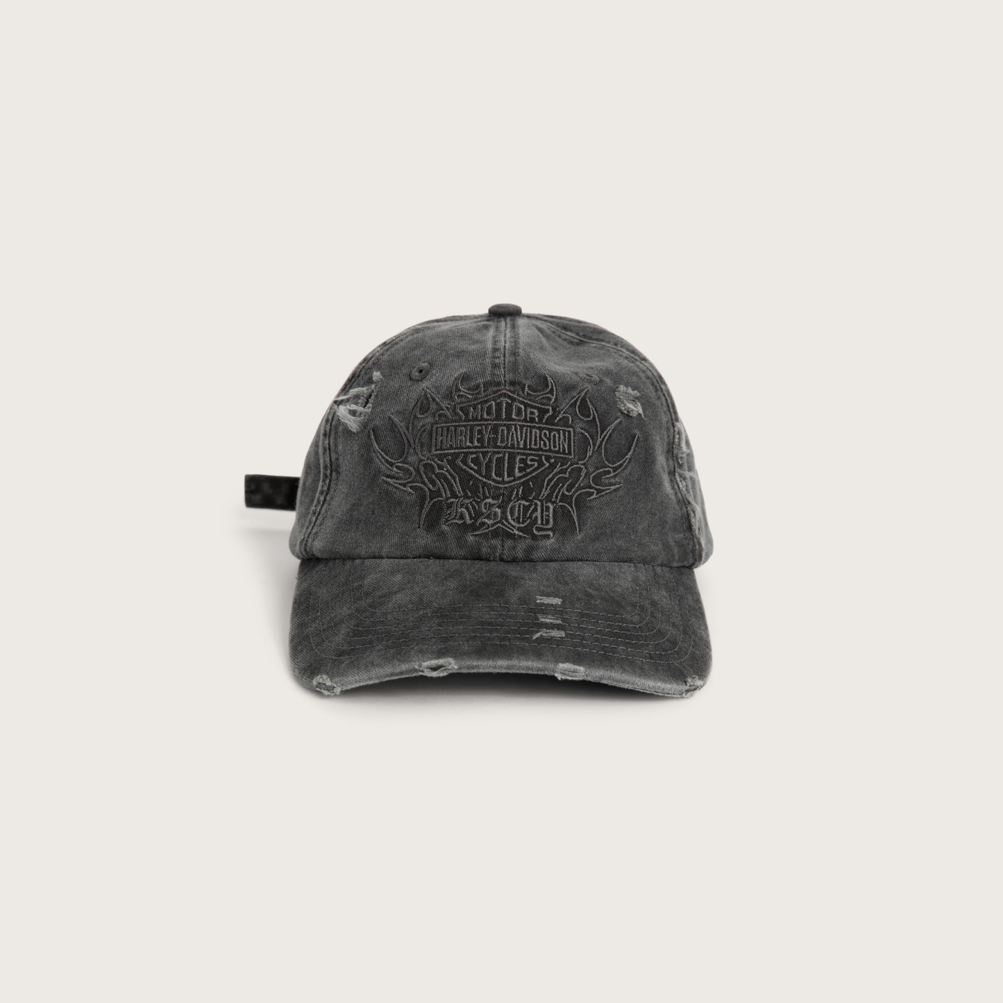 Harley-Davidson® x KSCY Knock Dad Cap - Washed Black