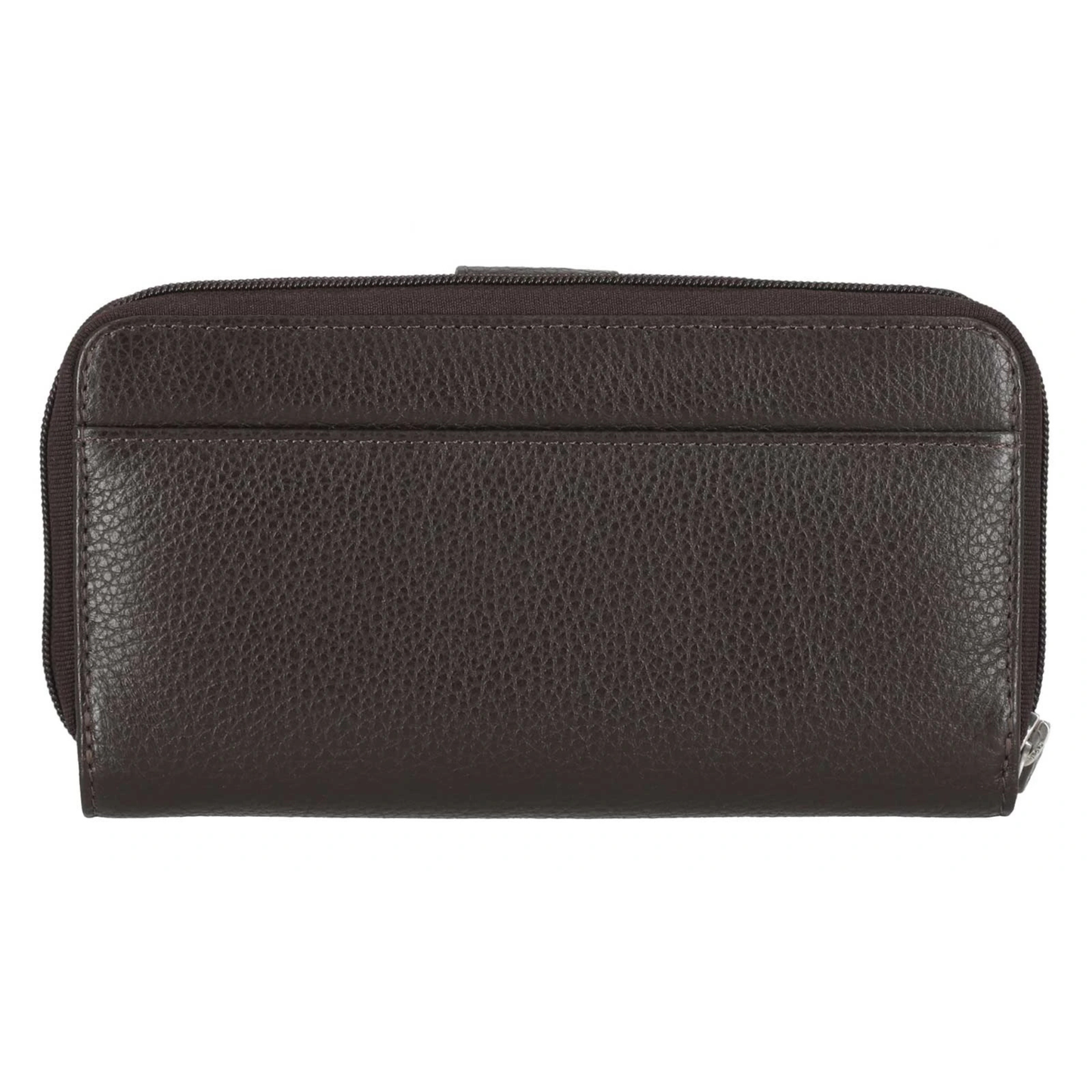 Harley-Davidson® Women's Core Stud B&S Leather Tab Clutch Wallet - Dark Brown