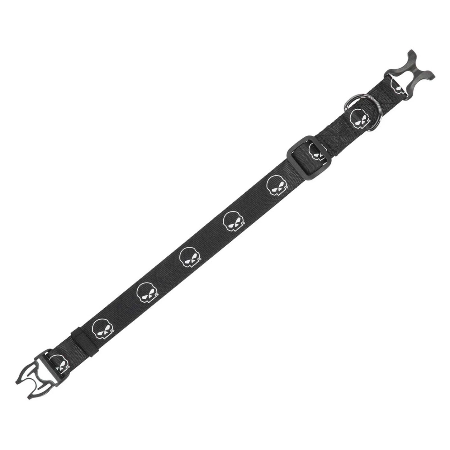 Harley-Davidson® Willie G Skull Polyester Dog Collar