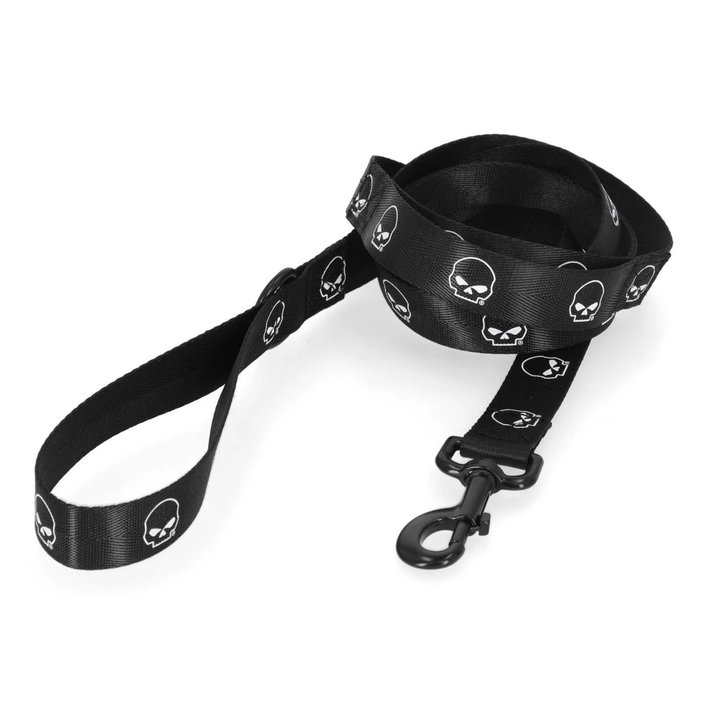 Harley-Davidson® Willie G Skull Logos Polyester Dog Leash