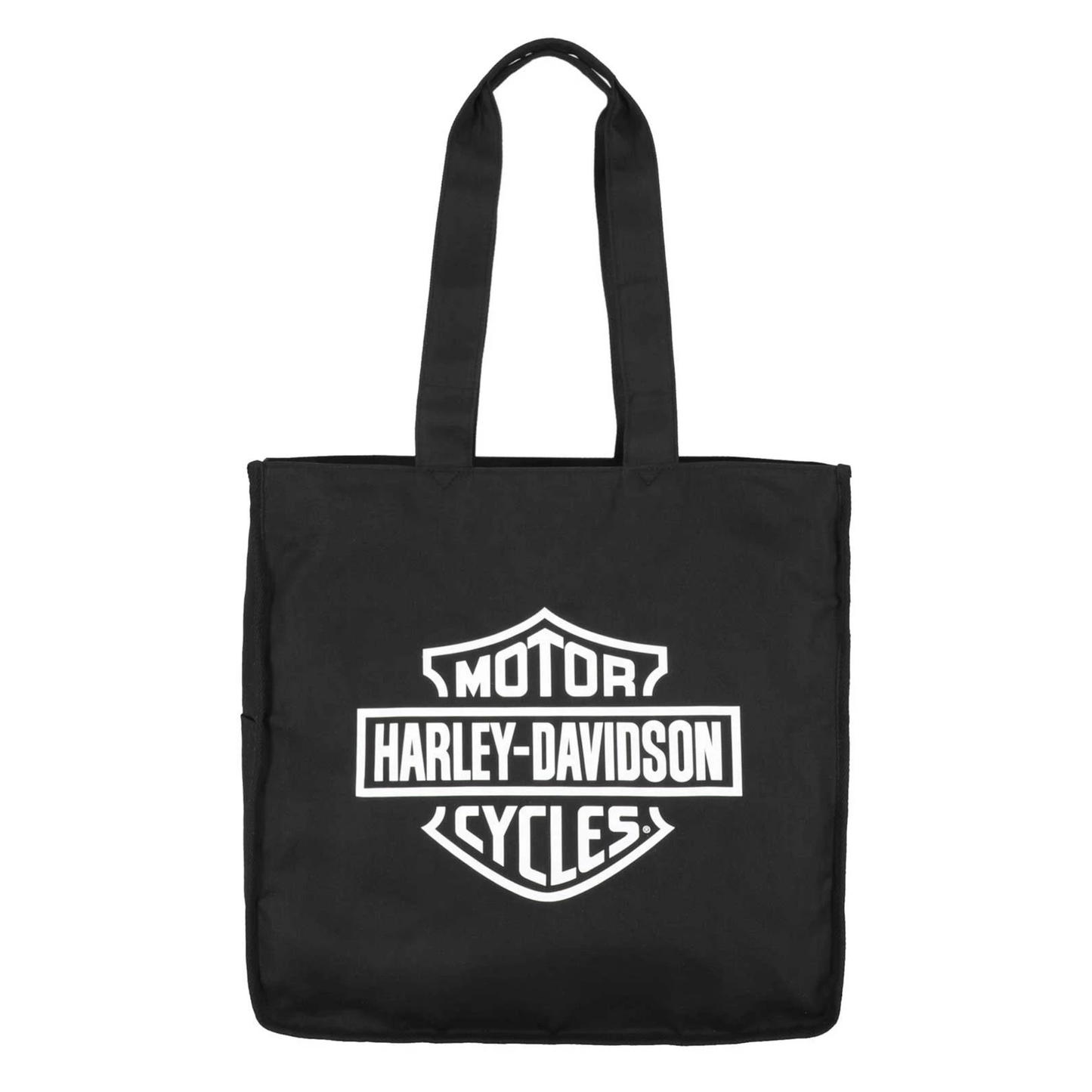 Harley-Davidson® Women's Cheetah B&S Reversible Polyester Tote Bag - Black