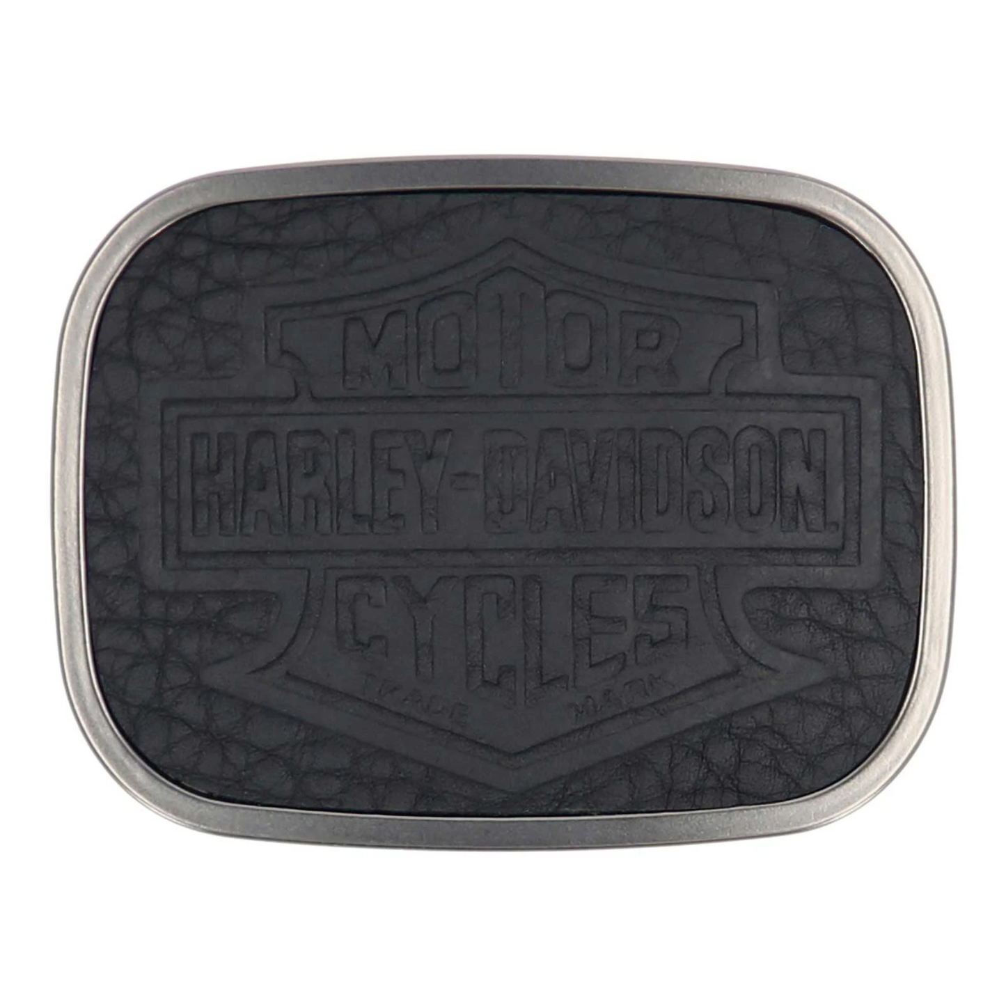 Harley-Davidson® Men's Bar & Shield Pebble Leather Belt Buckle