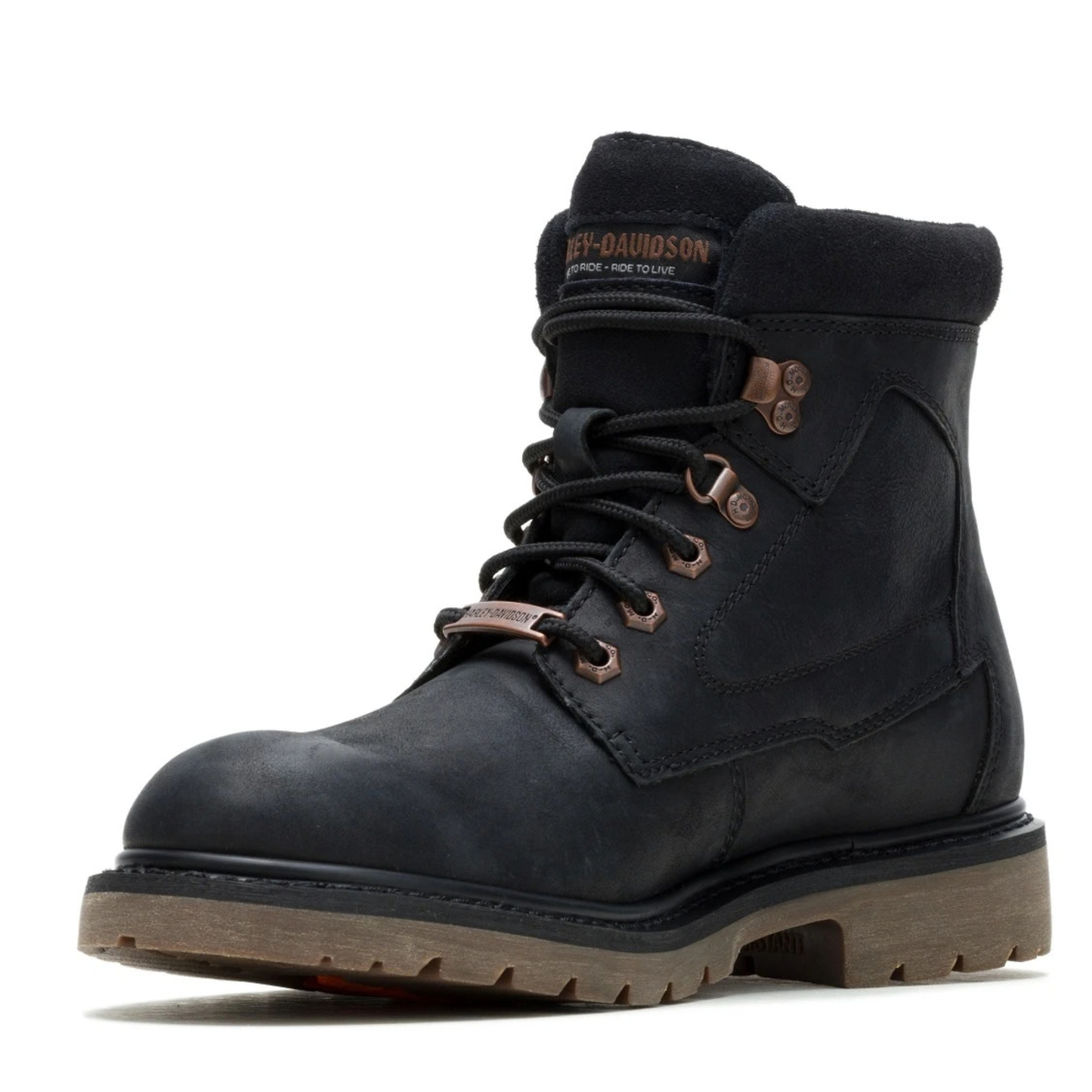 Harley-Davidson® Men's Badlands Skull Motorcycle Riding Boots