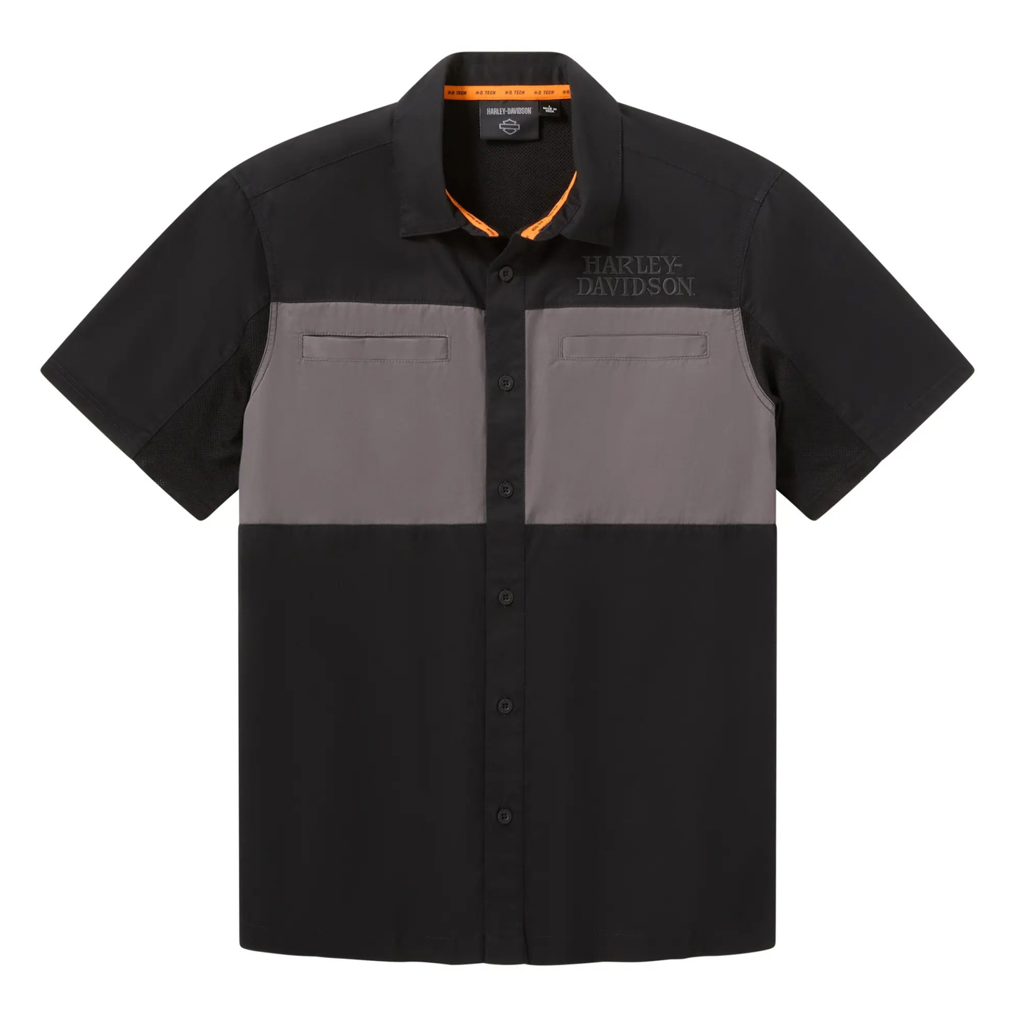Harley-Davidson® Men's Willie G Skull Vented Short Sleeve Shirt