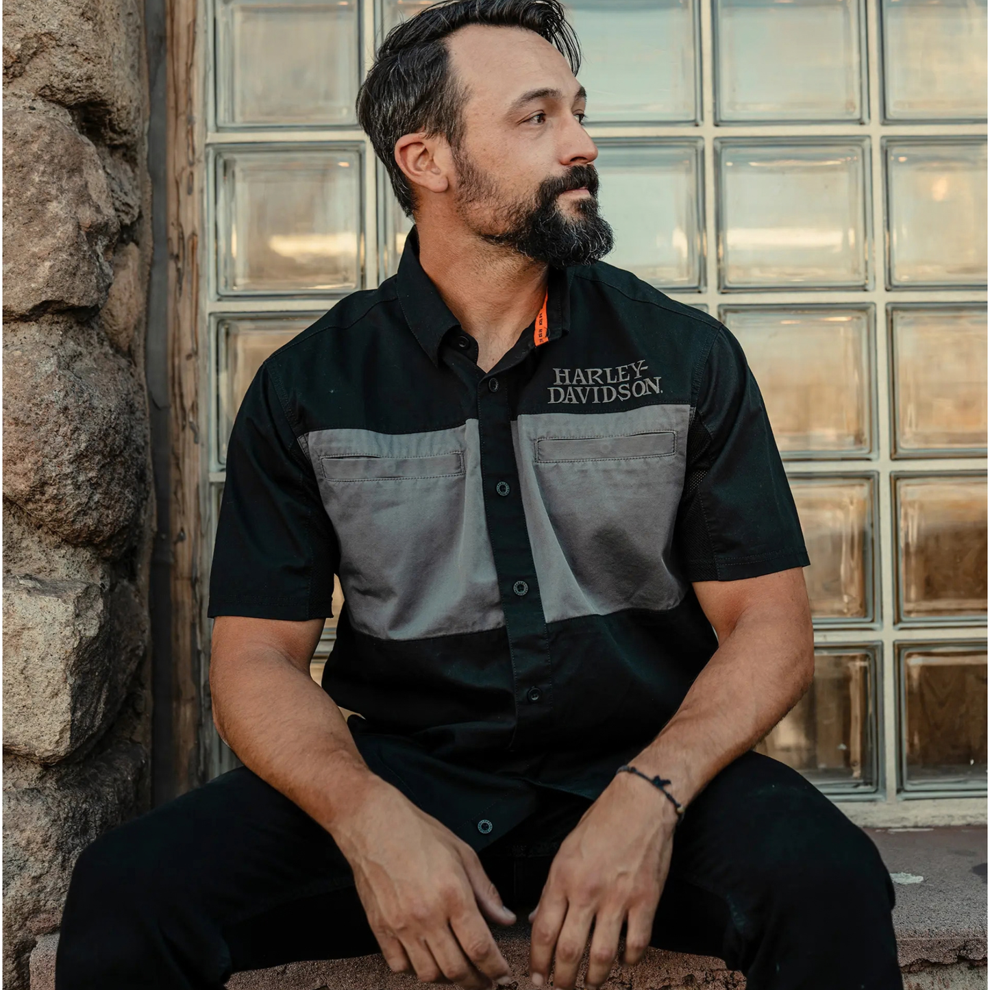 Harley-Davidson® Men's Willie G Skull Vented Short Sleeve Shirt
