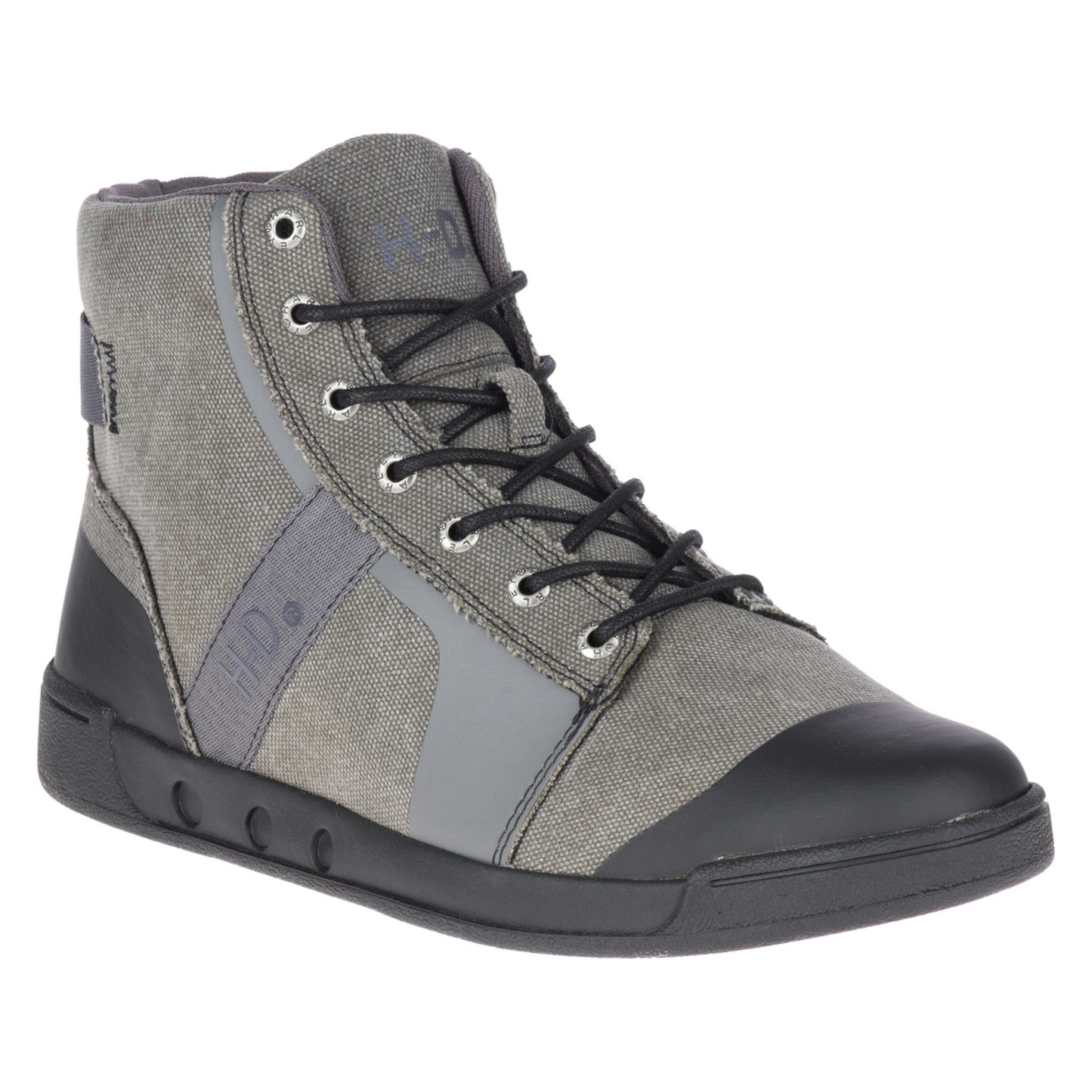 Harley-Davidson® Men’s Pendell Grey H-D® Logo Canvas Shoes