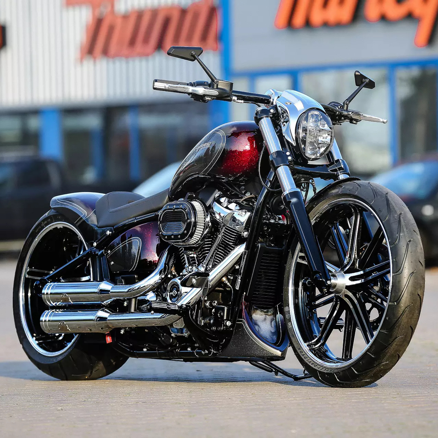 Thunder Bike - Crossfire Chin Spoiler - Milwaukee-Eight Softail '18-'24 - Unpainted