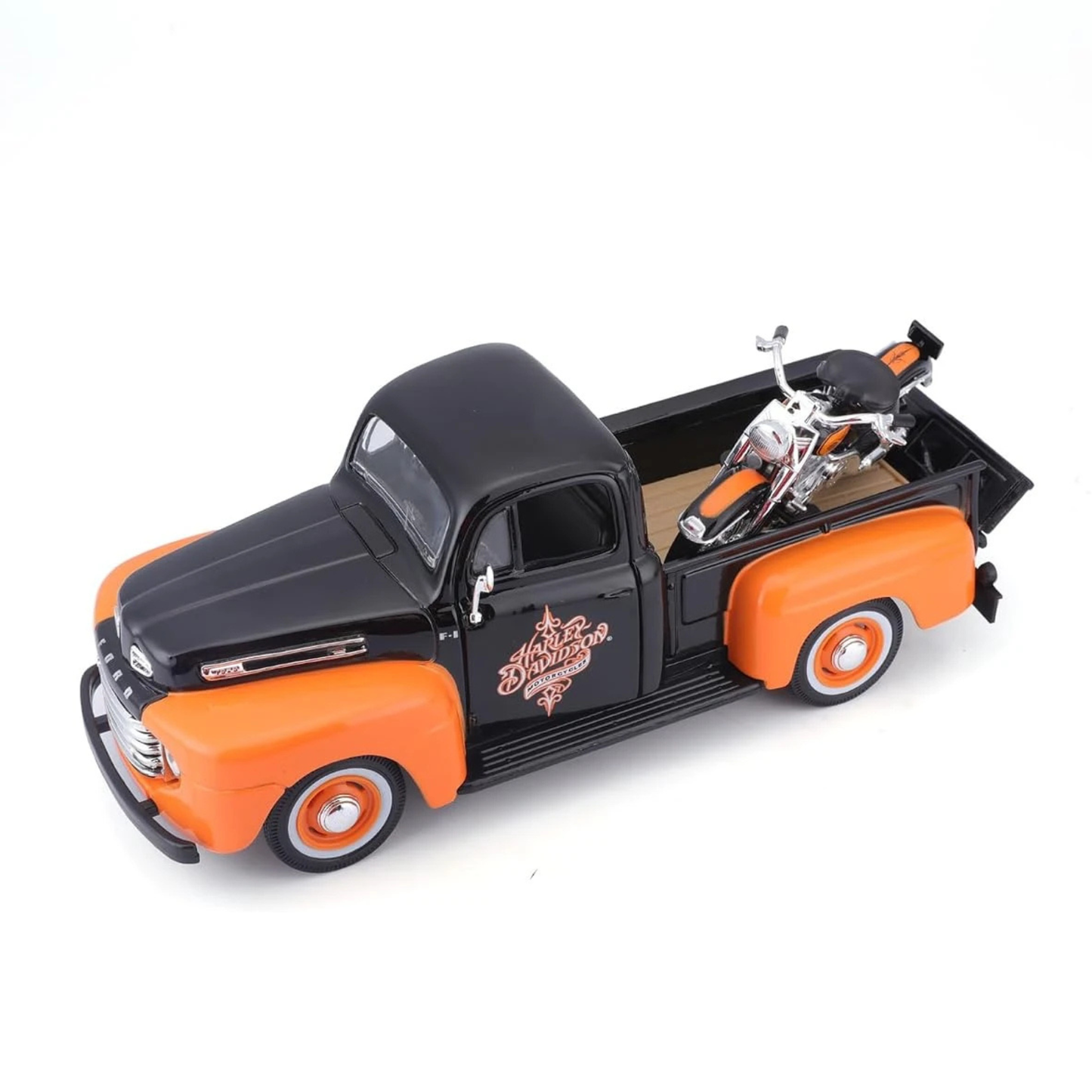 Harley-Davidson® Diecast 1:24 Ford 1948 F-1 Pickup & 1958 FLH Duo Glide