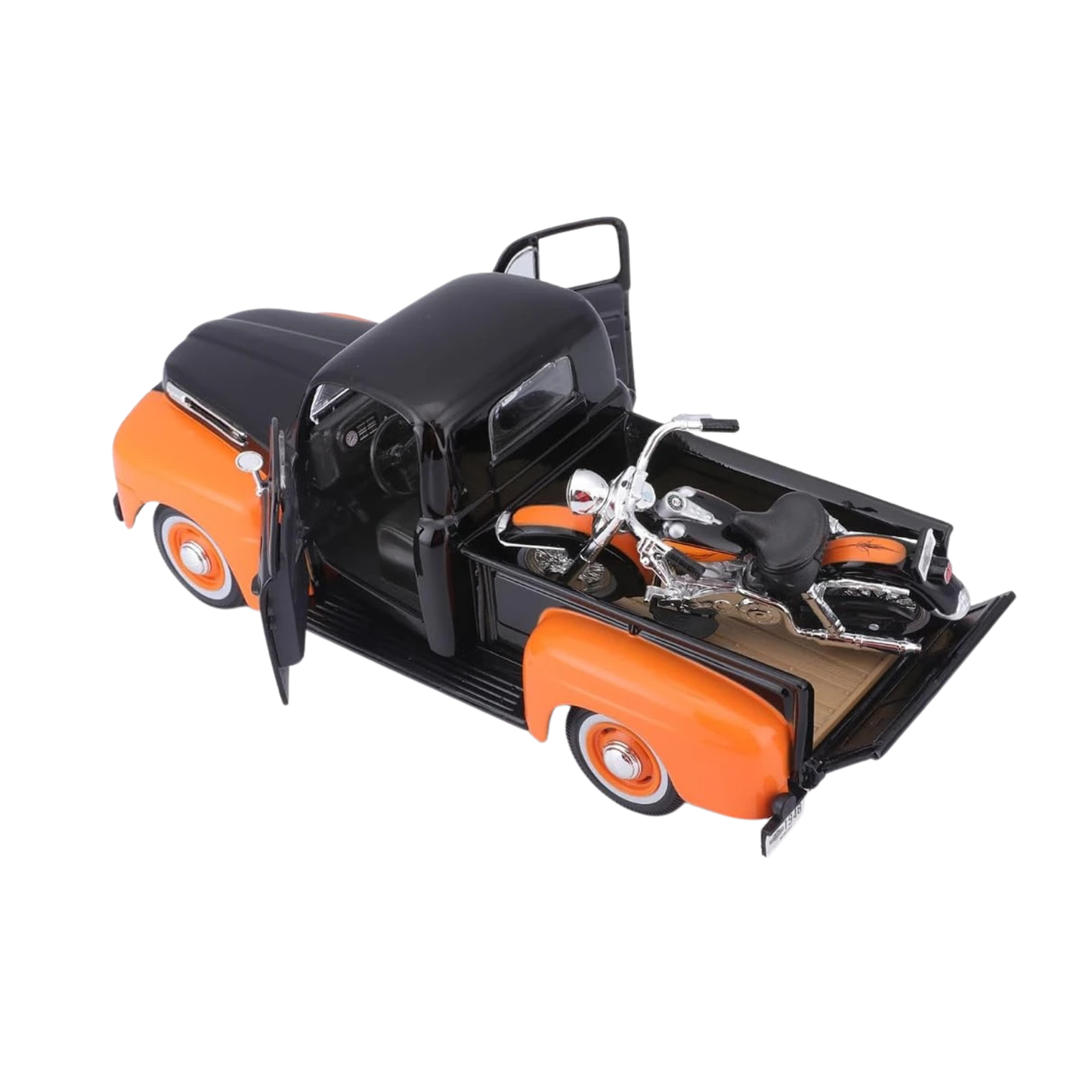 Harley-Davidson® Diecast 1:24 Ford 1948 F-1 Pickup & 1958 FLH Duo Glide