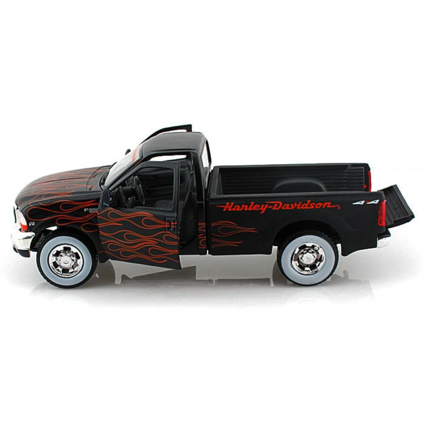 Harley-Davidson® Diecast 1:24 1999 Ford F-350 Pickup & 2002 FXSTB Night Train