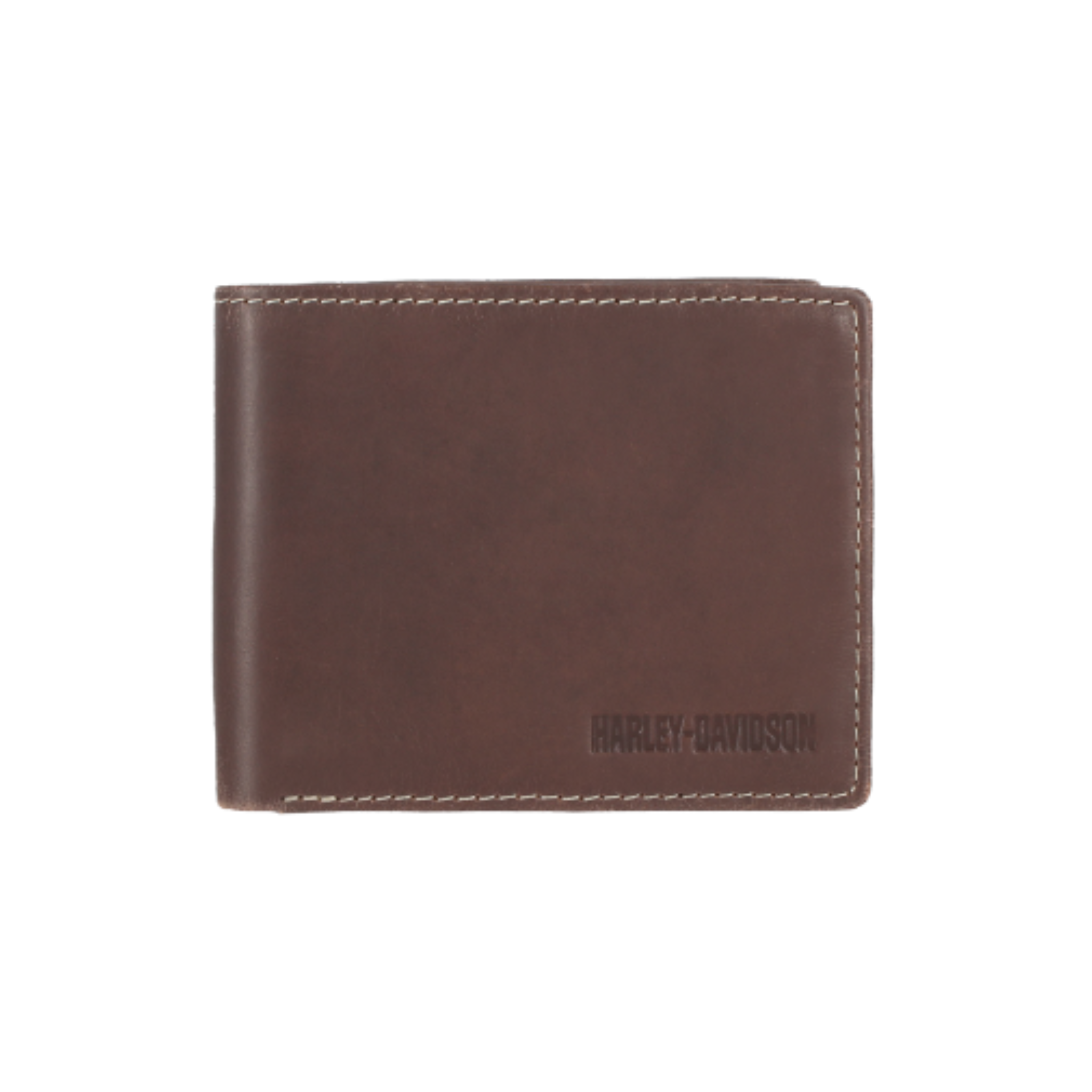 Harley-Davidson® Smooth Classic H-D Billfold Wallet - Brown – Gasoline ...