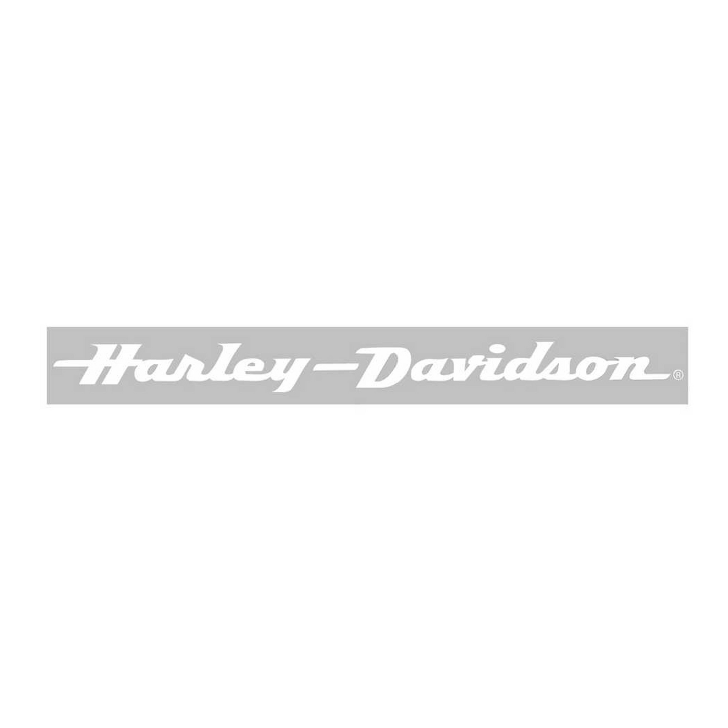 Harley-Davidson® White Text H-D Window Decal - 36" x 4"