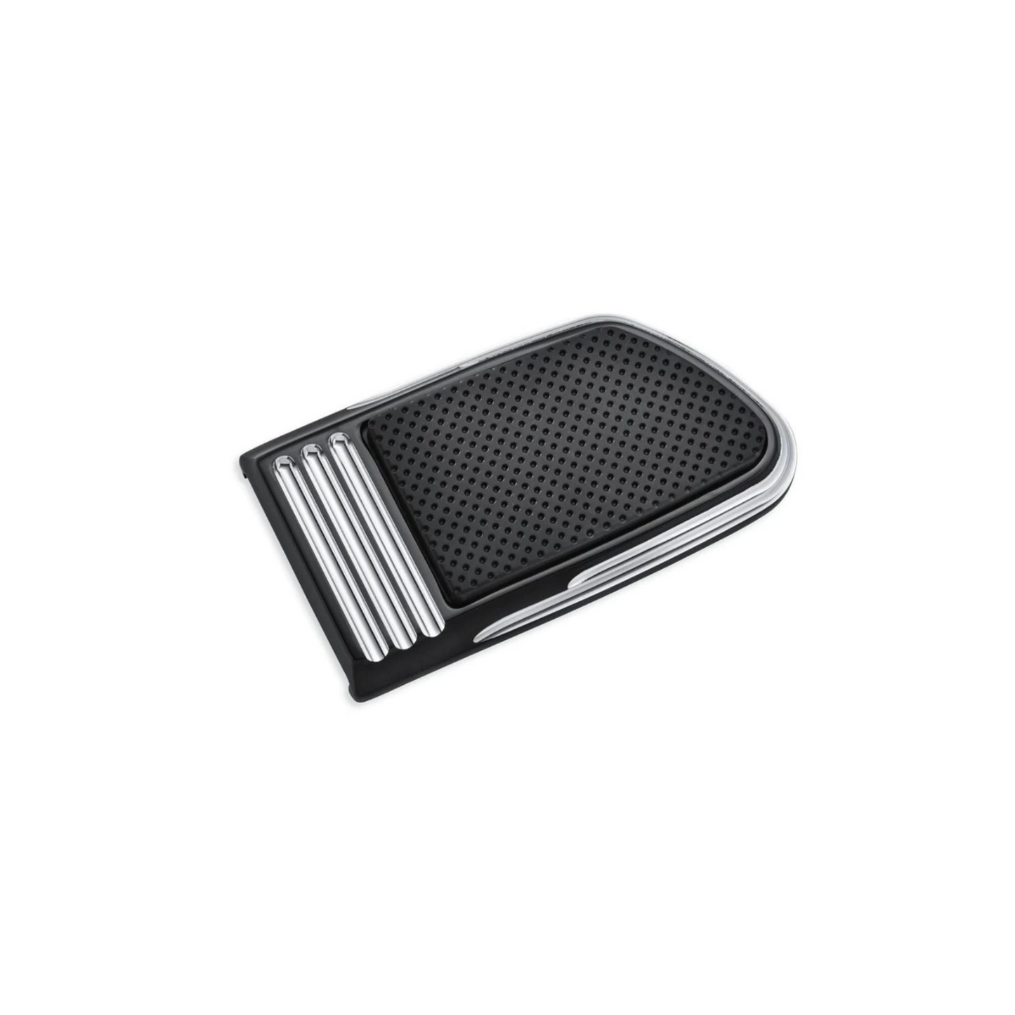 Harley-Davidson® Defiance Large Brake Pedal Pad - Black Anodized Machine Cut