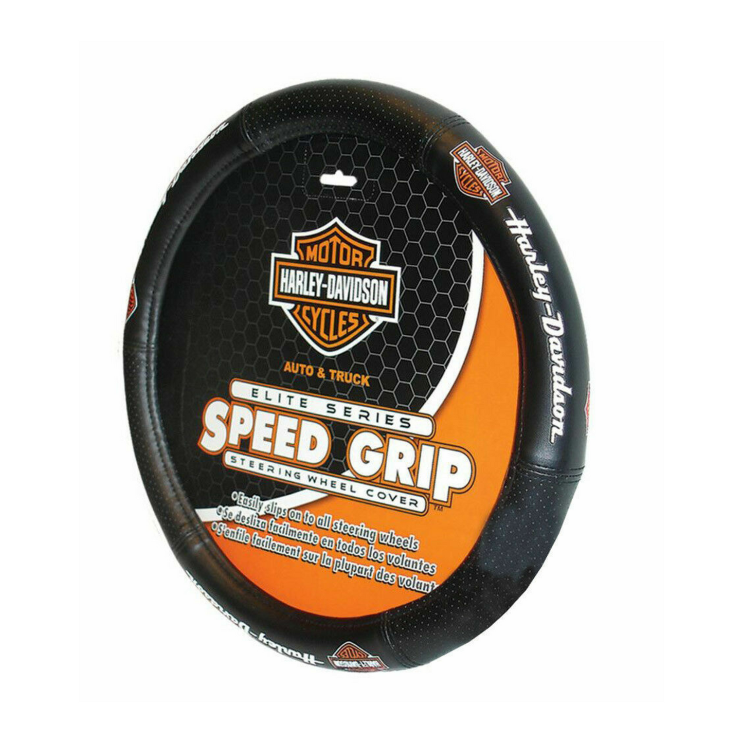 Harley-Davidson® Steering Wheel Cover - Elite Bar & Shield Speed Grip