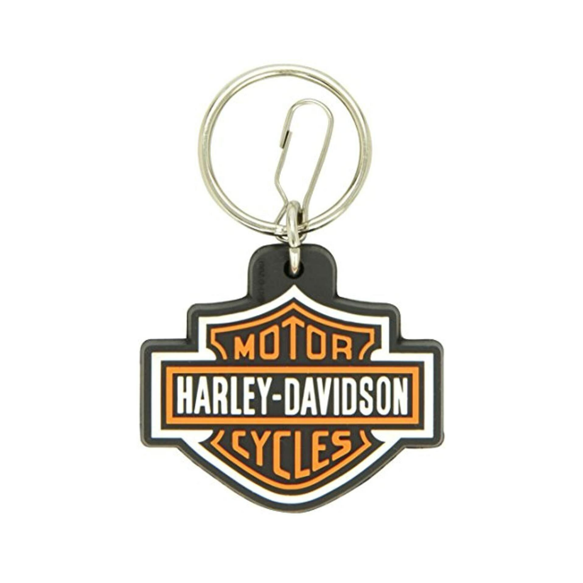 Harley-Davidson® Bar & Shield Logo Rubber Key Chain – Gasoline Harley-Davidson® Bar & Shield Logo Rubber Key Chain – Gasoline