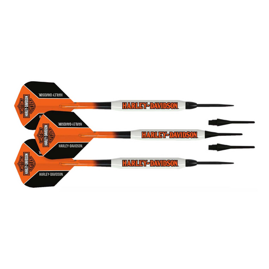 Harley-Davidson® Freedom B&S 20 gr. Steel & Soft Tip Darts - H-D White Barrels