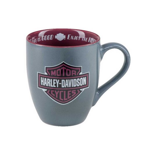 Harley-Davidson® Enjoy The Ride B&S Ceramic Coffee Mug