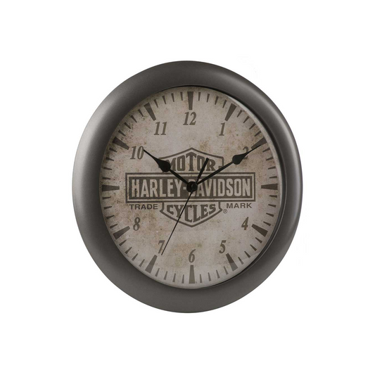 Harley-Davidson® Core Trademark Bar & Shield Logo Clock