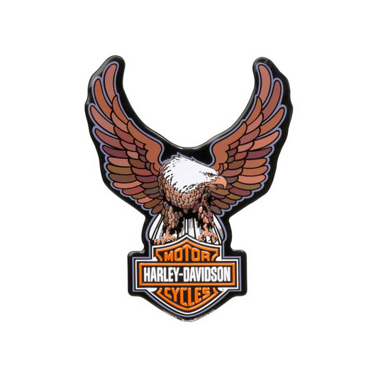 Harley-Davidson® Custom Shaped Bar & Shield Eagle Tin Magnet