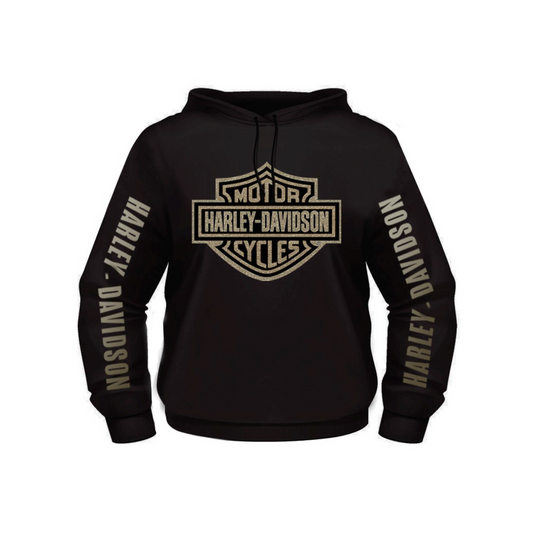 Gasoline Alley Harley-Davidson®  Dealer Hoodie - Bar & Shield Gold