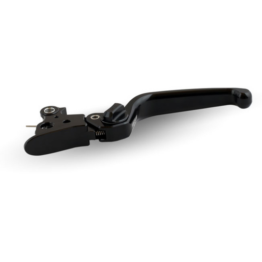 OBERON Harley-Davidson® Custom Adjustable Clutch Lever – Touring Models 2021 & Up - Black/Black Switches