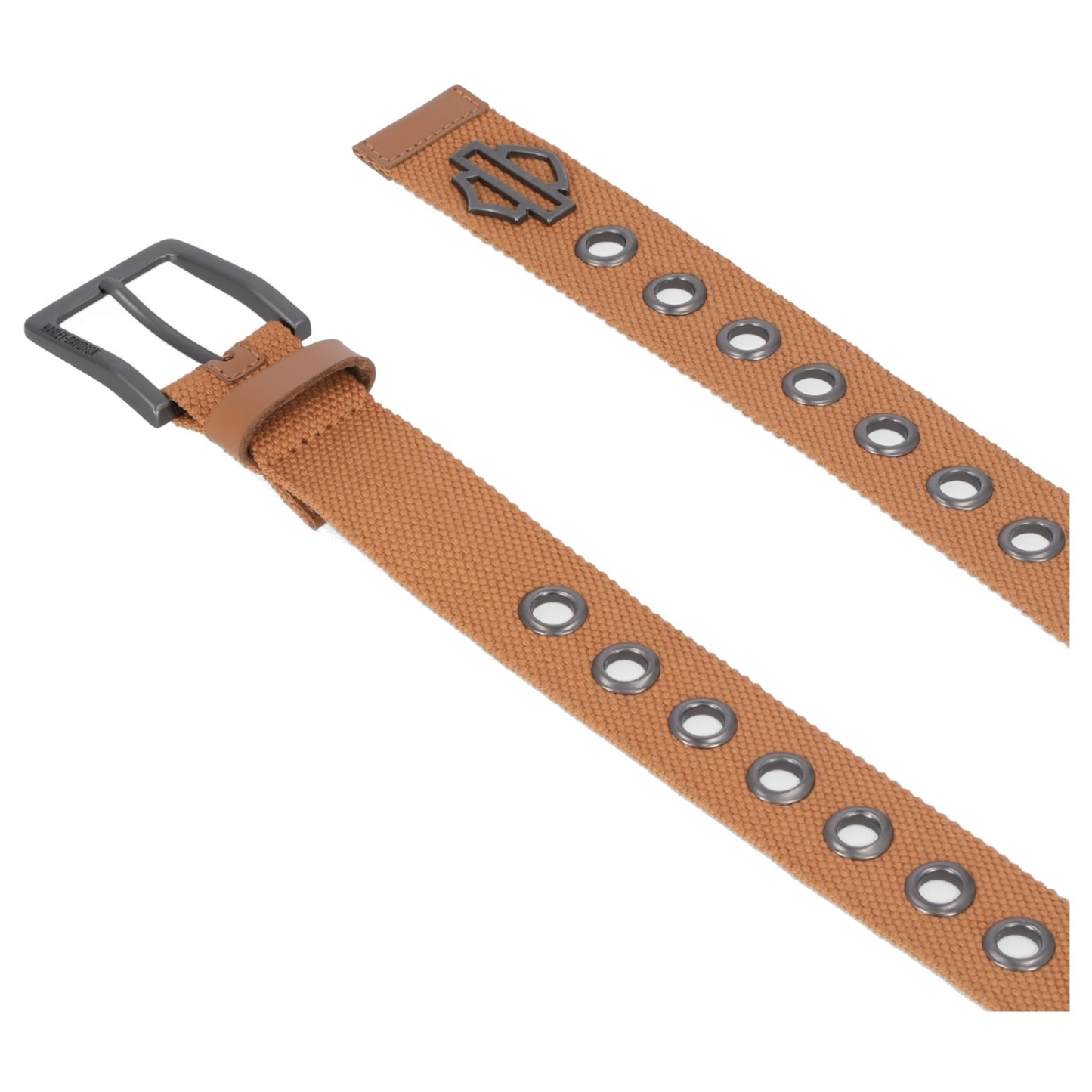 Harley-Davidson® Eyelet Perf Web Belt - Cashew