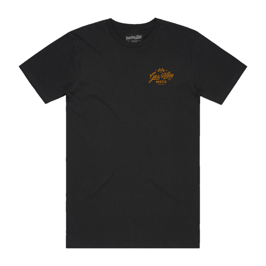 Gas Alley Moto Tee - Core Flag