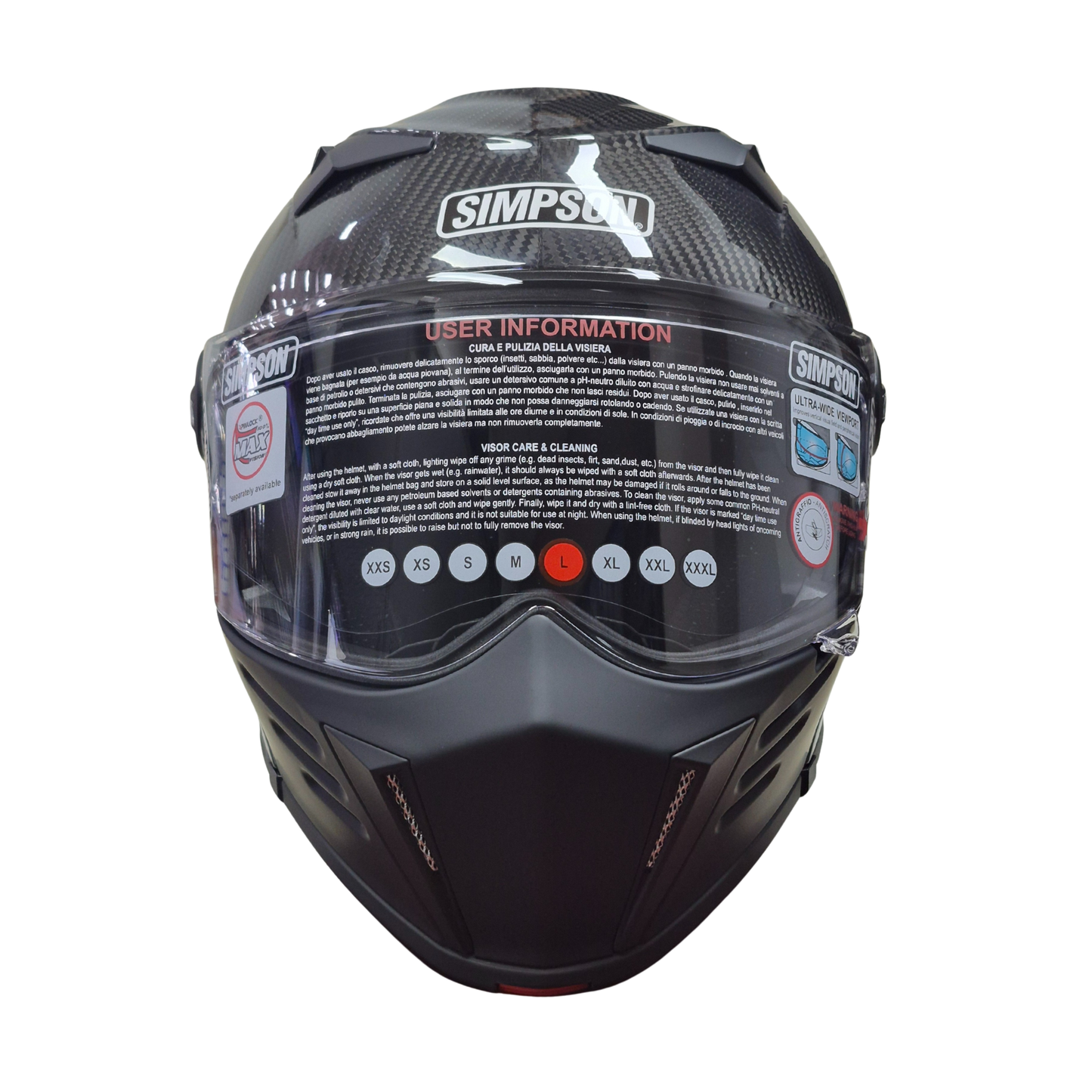 Simpson Mod Bandit Helmet- Carbon