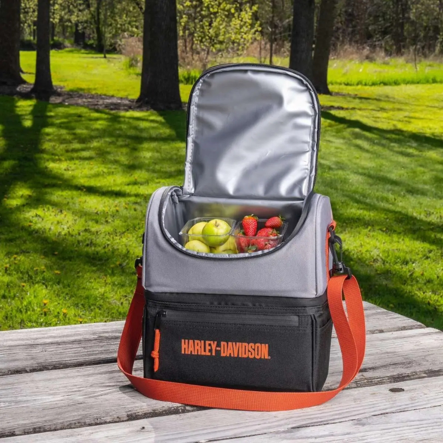 Harley-Davidson® Lunch Box Open Bar & Shield