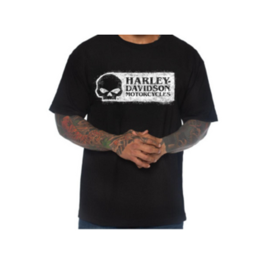 Gasoline Alley Harley-Davidson® Dealer Tee - Grunge Skull