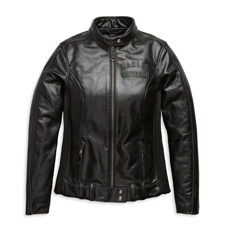 Harley-Davidson® Women's Enodia Leather Riding Jacket – Gasoline Alley ...