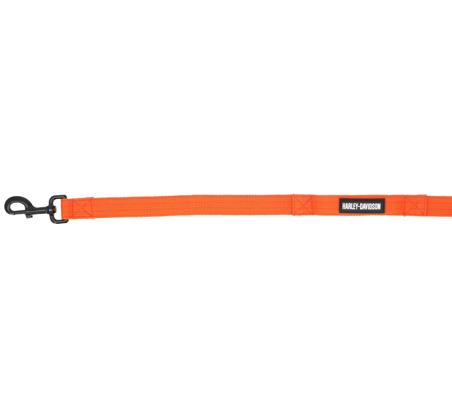 Harley-Davidson® Orange Nylon Dog Leash - 6'