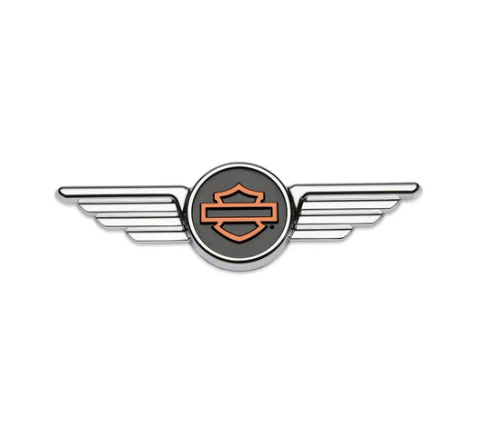 Harley-Davidson® Chrome Winged Bar & Shield Decorative Medallion