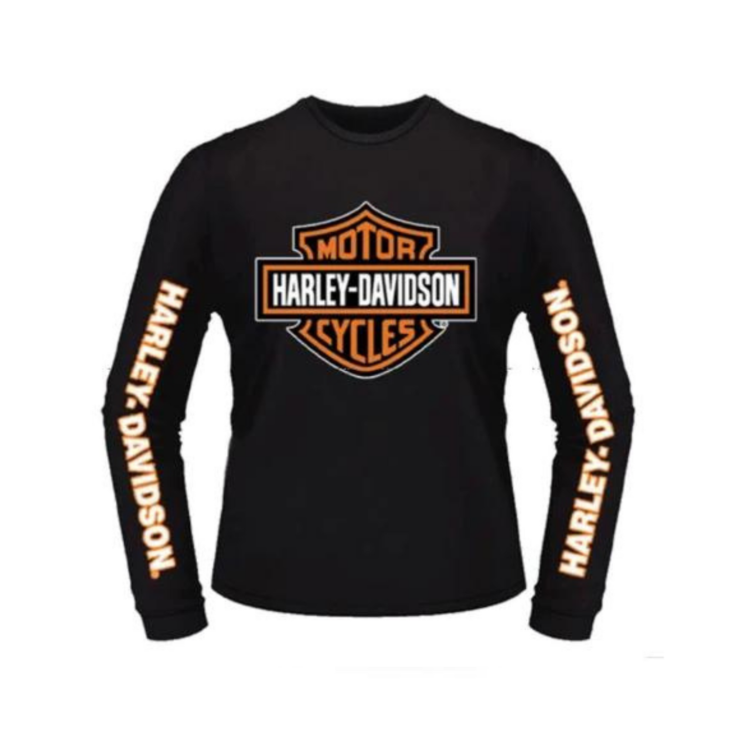 Gasoline Alley Harley-Davidson® Bar & Shield Long Sleeve Dealer Tee – Black
