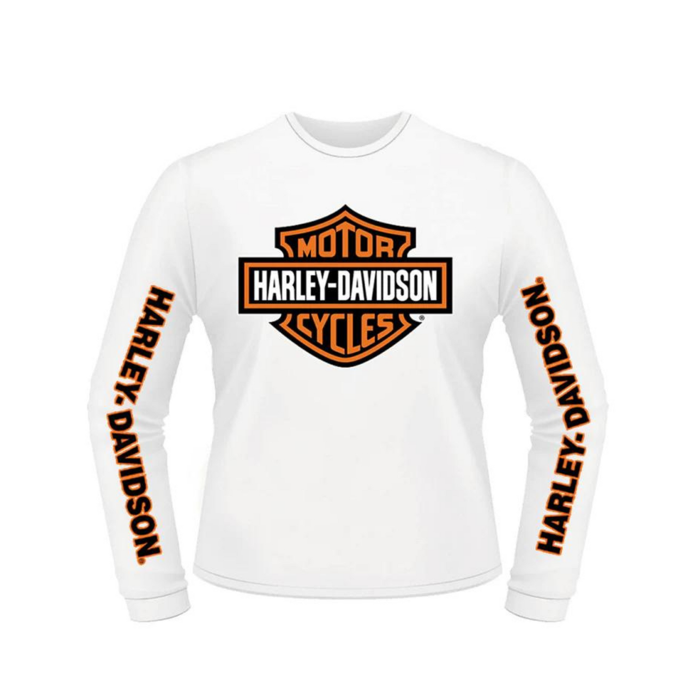 Gasoline Alley Harley-Davidson® Bar & Shield Long Sleeve Dealer Tee - White