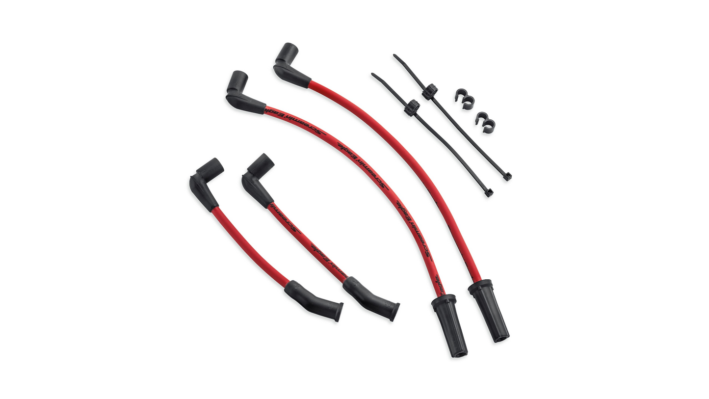 Screamin’ Eagle 10mm Phat Spark Plug Wires – Red