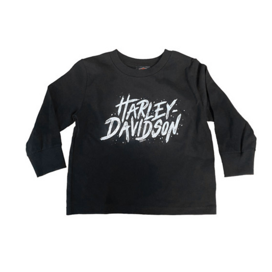 Gasoline Alley Harley-Davidson® Kids Long Sleeve Dealer Tee - Painted Text