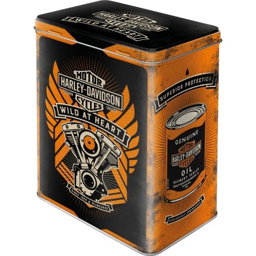 Harley-Davidson® Large Tin Box - Wild At Heart