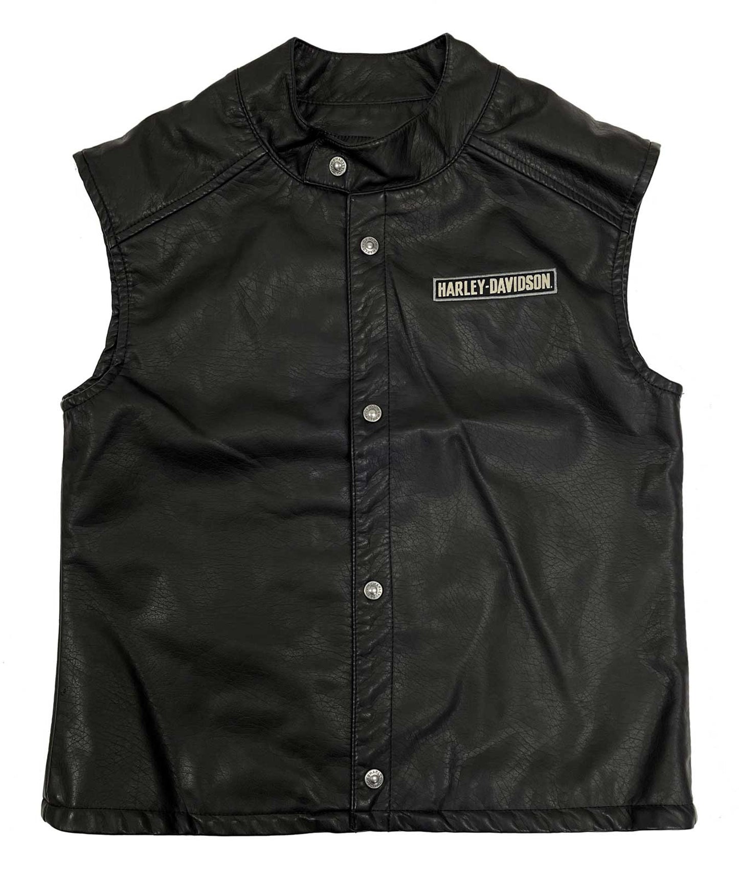 Harley-Davidson® Boys’ Laundered Faux Leather Vest