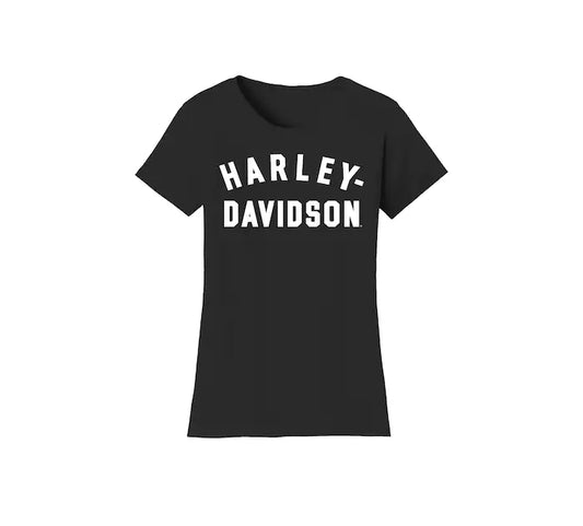 Harley-Davidson® Women's Black Beauty Forever Racer Font Tee