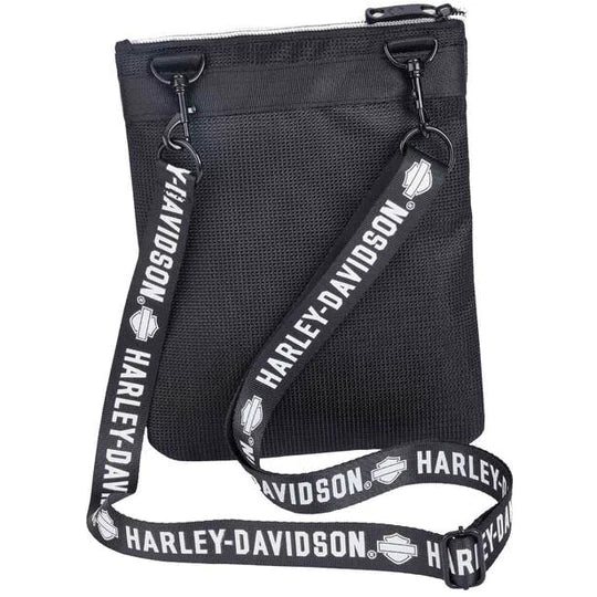 Harley-Davidson® Women's White & Black Crossbody Sling Purse