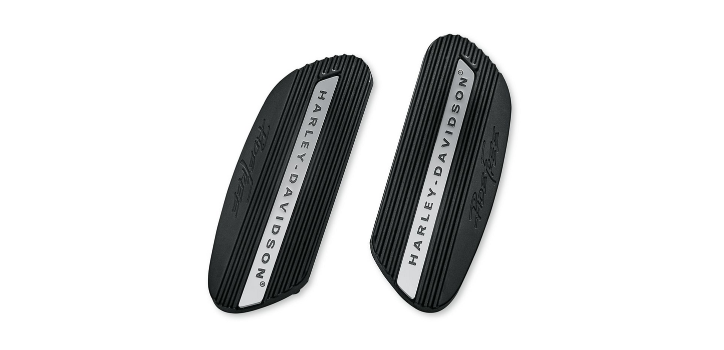 Harley-Davidson® Ride Free Passenger Footboard Inserts – Swept Wing