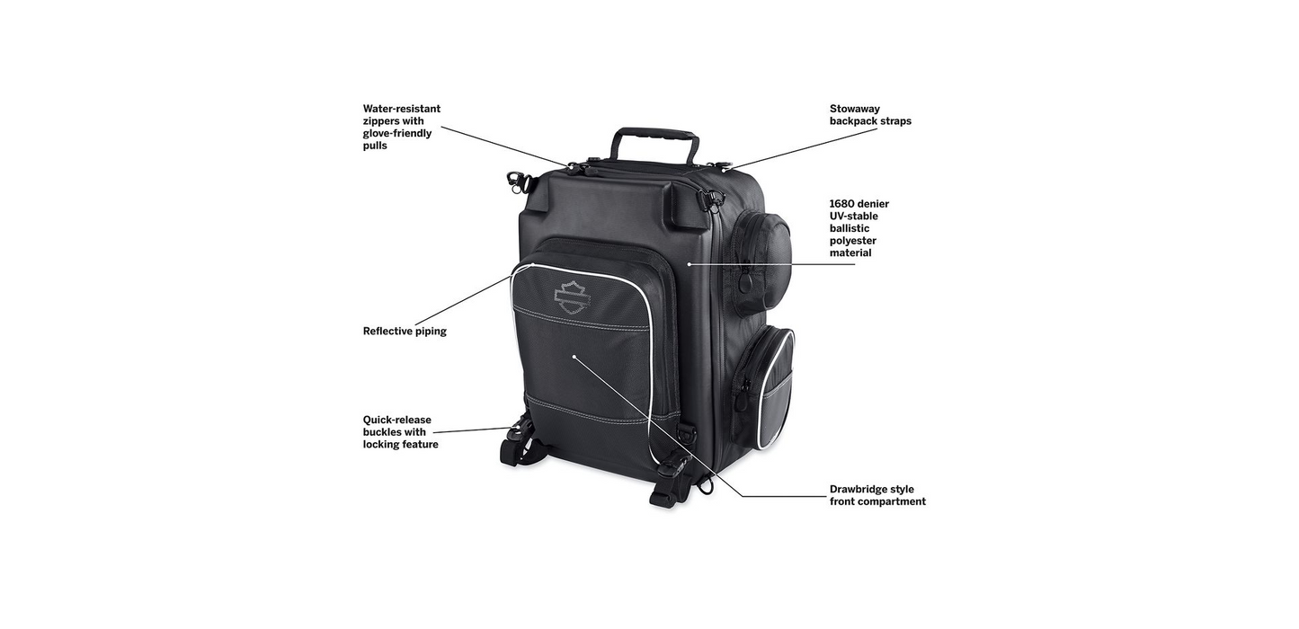 Harley-Davidson® Onyx Premium Luggage Weekender Bag