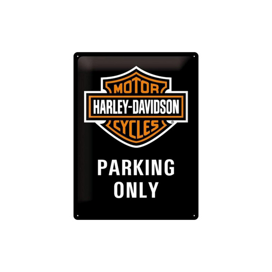 Harley-Davidson® Large Tin Sign - Harley-Davidson Parking Only