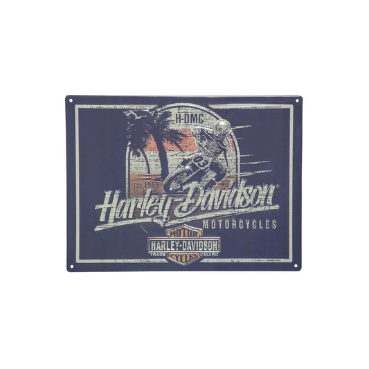 Harley-Davidson® Large Tin Sign - Beach