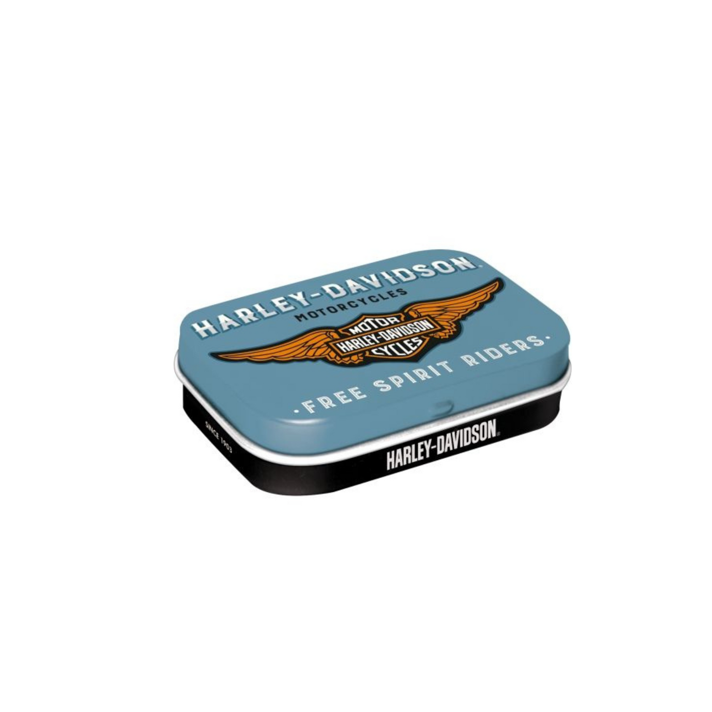 Harley-Davidson® Blue Logo Mint Box