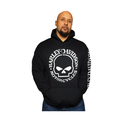 Hoodie harley davidson skull clearance