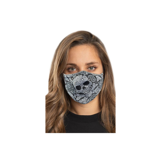 Hair Glove® Skull Paisley Face Mask Set
