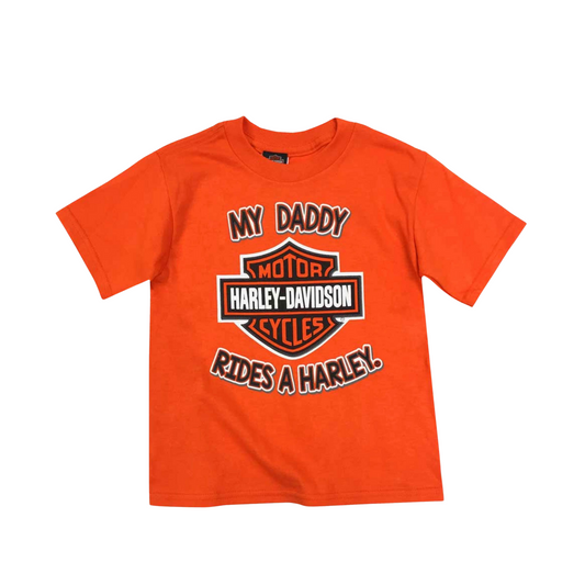 Harley-Davidson® Little Boys' Daddy Rides a Harley Short Sleeve T-Shirt